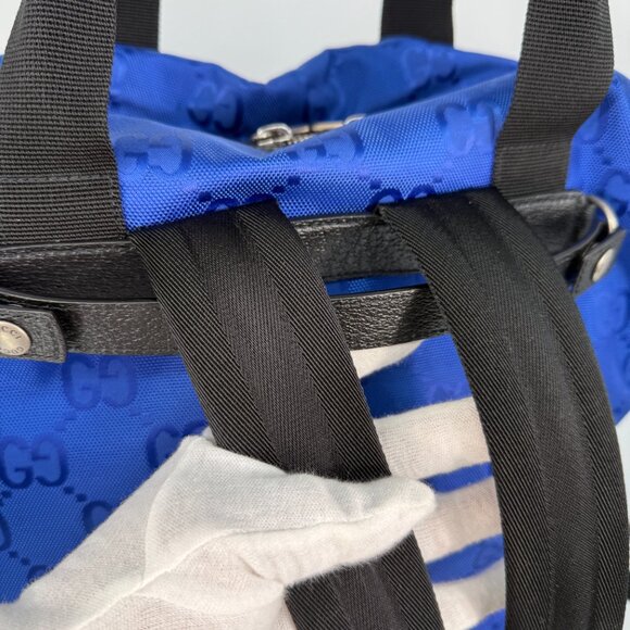 Gucci Off the Grid Medium Backpack Blue - Picture 13 of 14